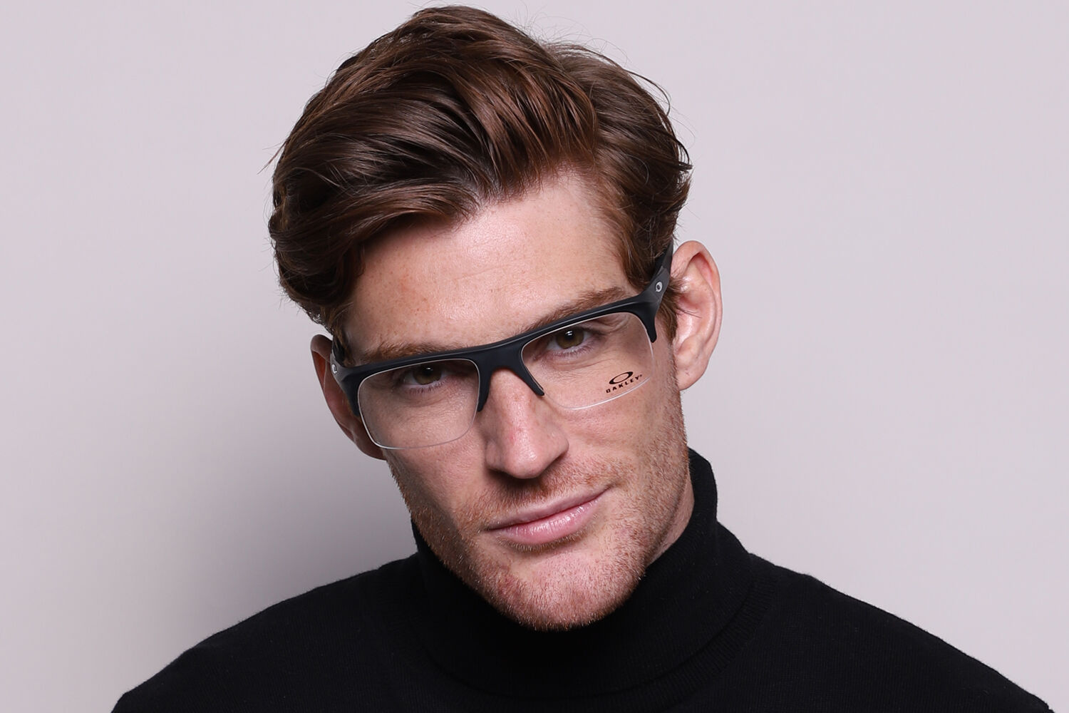 Oakley OX8061 PLAZLINK 806101 Rectangle Satin Black Eyeglasses