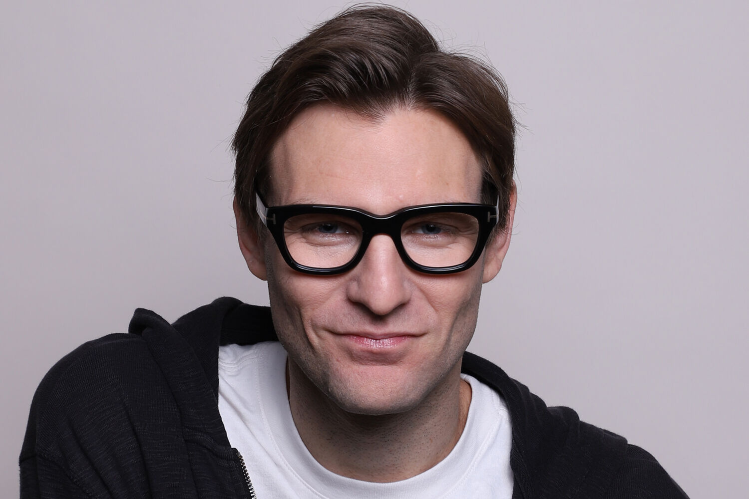 Tom Ford FT5178 001 Square Black Eyeglasses | SmartBuyGlasses UK
