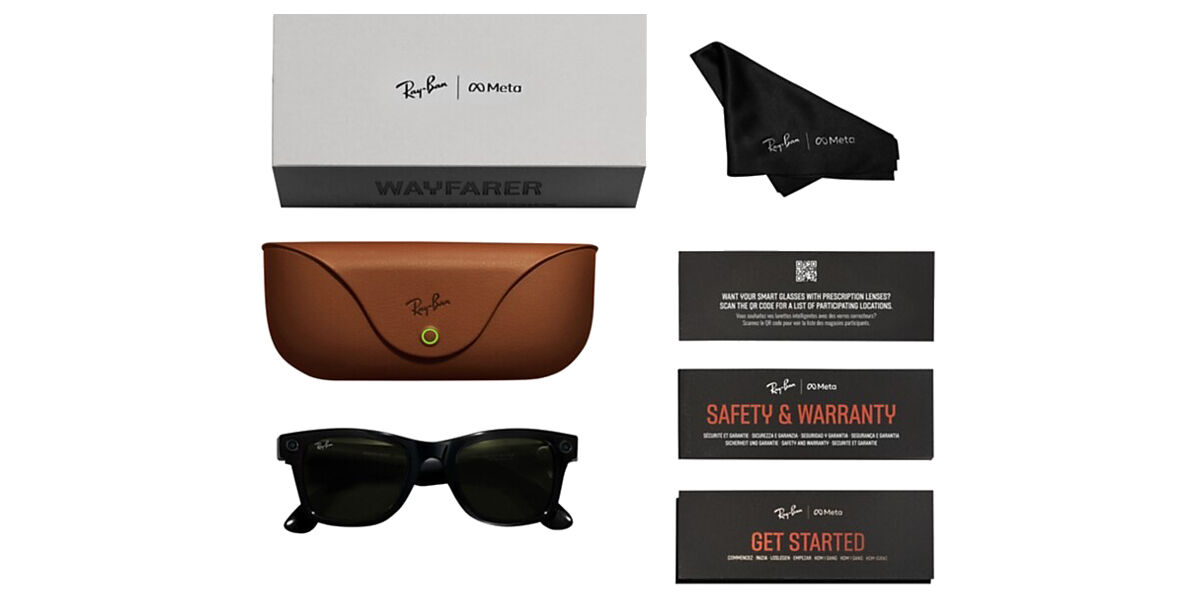 Ray-Ban Wayfarer  RW4006 サングラスケース Ray-Ban Meta RW4006 Wayfarer with Blue-Light Block 601/SB Black