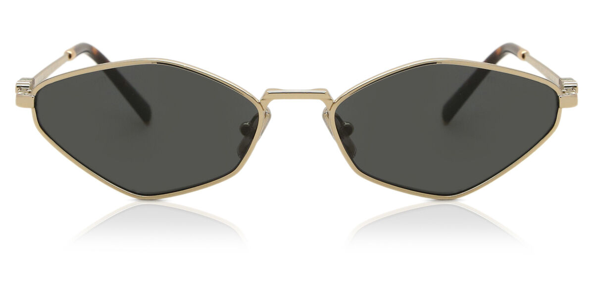 Miu Miu MU56ZS ZVN5S0 Geometric Pale Gold Sunglasses