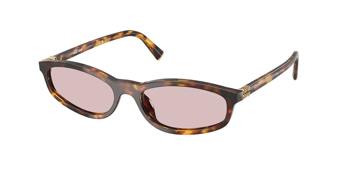 Miu Miu MUA06SF Asian Fit 16K10I Rectangle Black Sunglasses