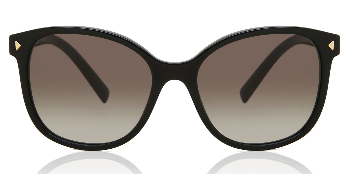Prada PR 22ZS 1AB0A7 Square Black Sunglasses | SmartBuyGlasses UK