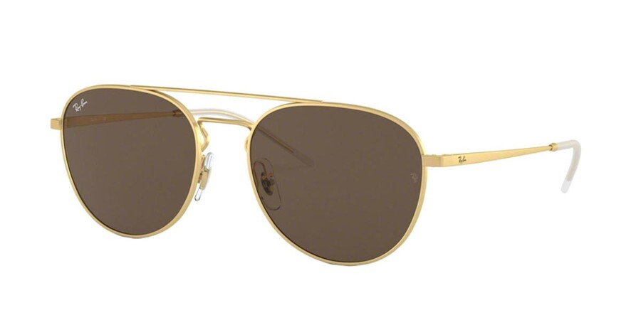 Ray-Ban RB3589 901373 Aviator Gold Sunglasses | SmartBuyGlasses UK