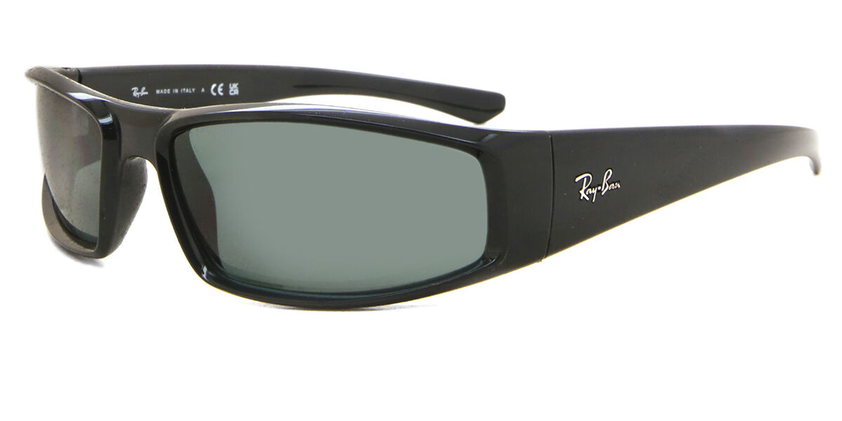 Ray-Ban RB4335 601/71 Rectangle Black Sunglasses | SmartBuyGlasses UK