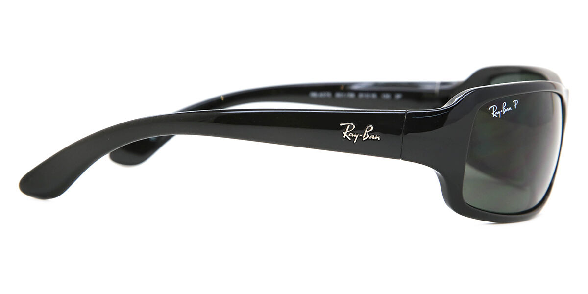 Ray-Ban RB4075 Highstreet Polarized 601/58 Wraparound Black