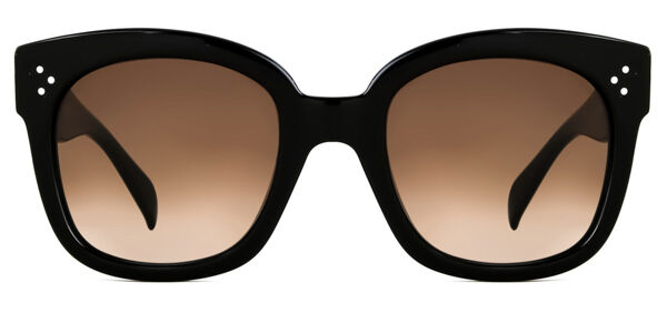 Celine CL41805/S New Audrey 807/HA Square Black Sunglasses