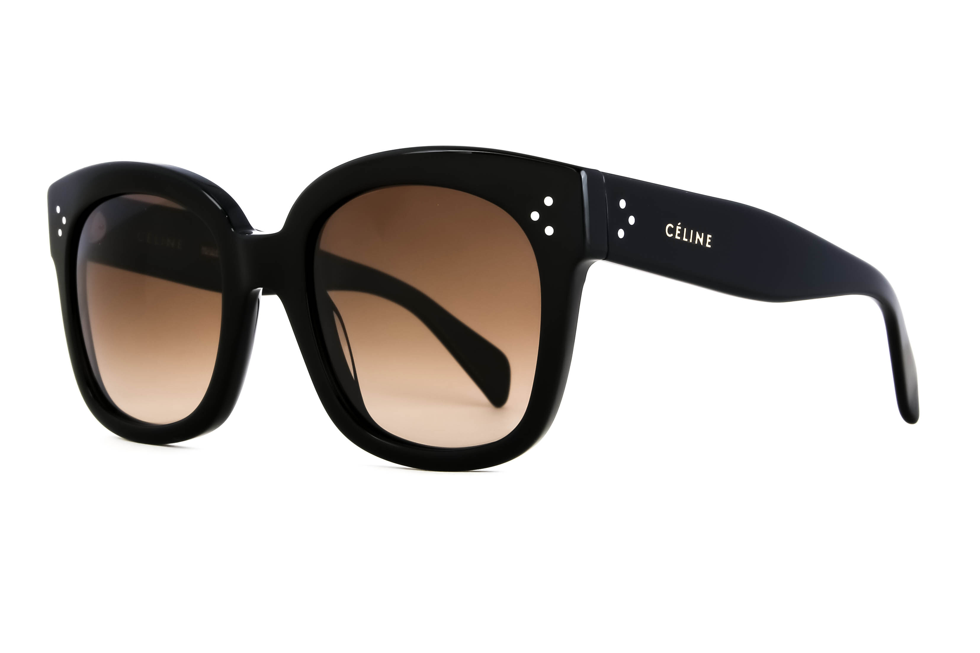 サングラス/メガネ CELINE  CL41805  New Audrey Celine CL41805/S New Audrey 807/HA Square Black Sunglasses
