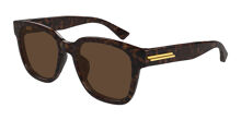 Bottega Veneta BV1199S 002 Square Gold Sunglasses  display picture 1