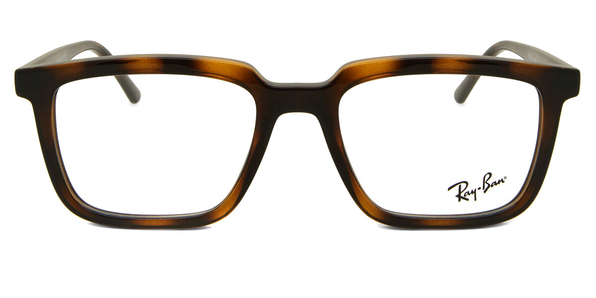 Ray-Ban RX7239 Alain 2012 Rectangle Dark Tortoise Eyeglasses