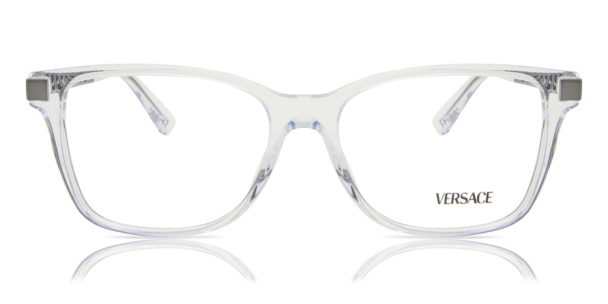 Versace VE3340U 148 Square Clear Eyeglasses | SmartBuyGlasses UK