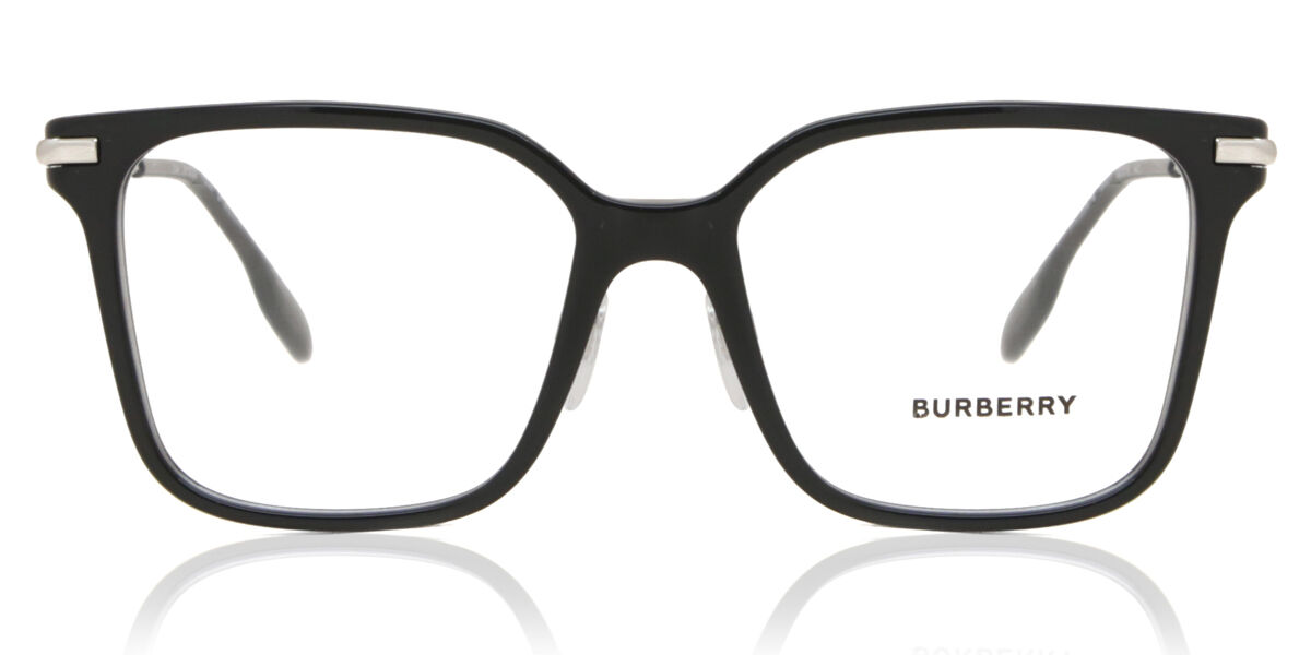Burberry BE2376 ELIZABETH Asian Fit 3001 Square Black Eyeglasses