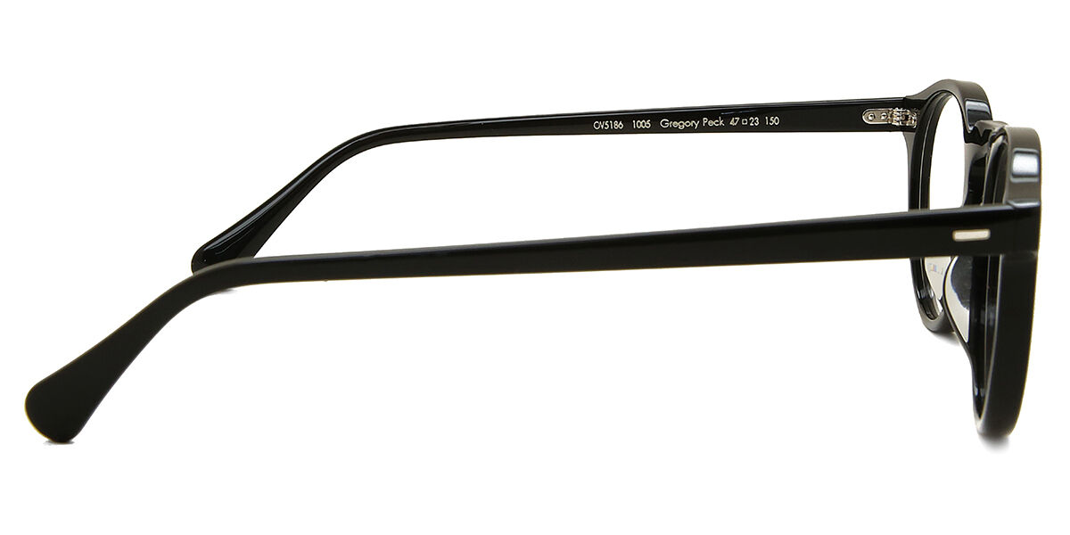 Oliver Peoples OV5186 Gregory Peck 1005 Oval Black Eyeglasses