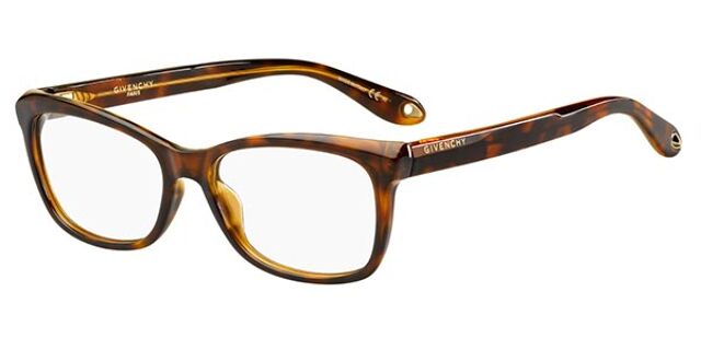 GIVENCHY GV50058I Rectangular Tortoiseshell Eyeglasses Givenchy GV50058I 053 Glasses - US main image 4