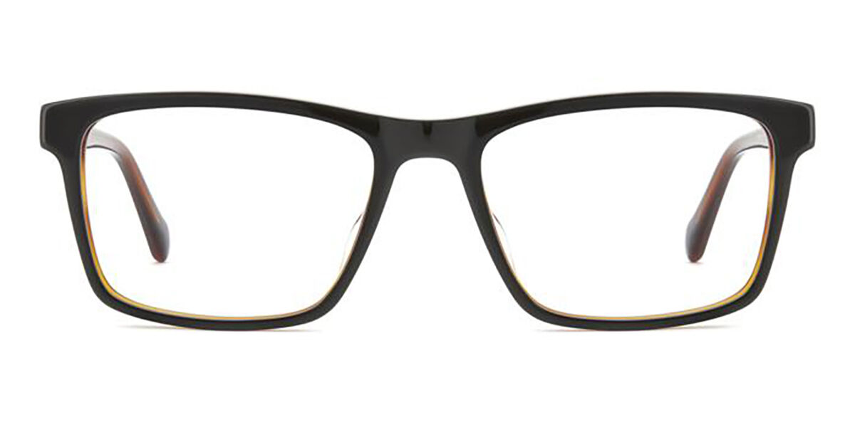 Fossil FOS 7214/G Asian Fit 09Q Rectangle Brown/Black Eyeglasses ...