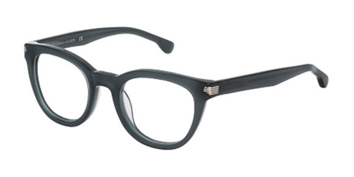 Lozza VL4124 0T92 Cat Eye Green Eyeglasses | SmartBuyGlasses UK
