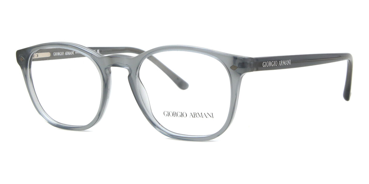 Giorgio Armani AR7074 5681 Oval Transparent Grey Eyeglasses