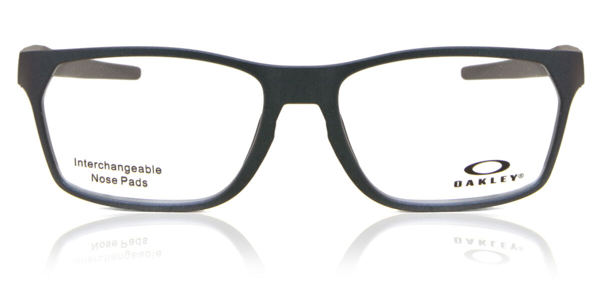 オトンナヘレー Oakley OX8032 HEX JECTOR 803207 Rectangle Dark Matte Silver/blue