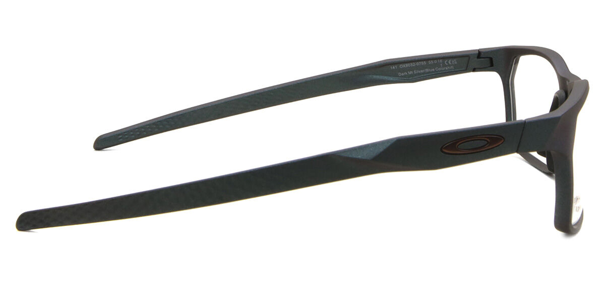 Oakley OX8032 HEX JECTOR 803207 Rectangle Dark Matte Silver/blue