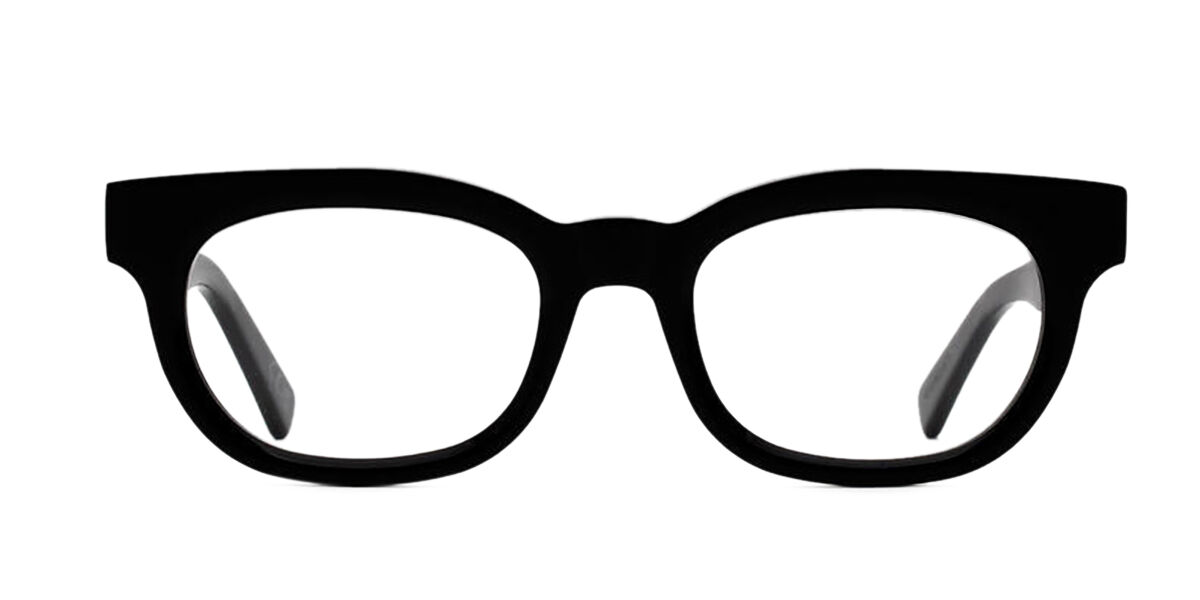 Sempre Optical System Retrosuperfuture SEMPRE OPTICAL NERO 431 Oval Black Eyeglasses ...