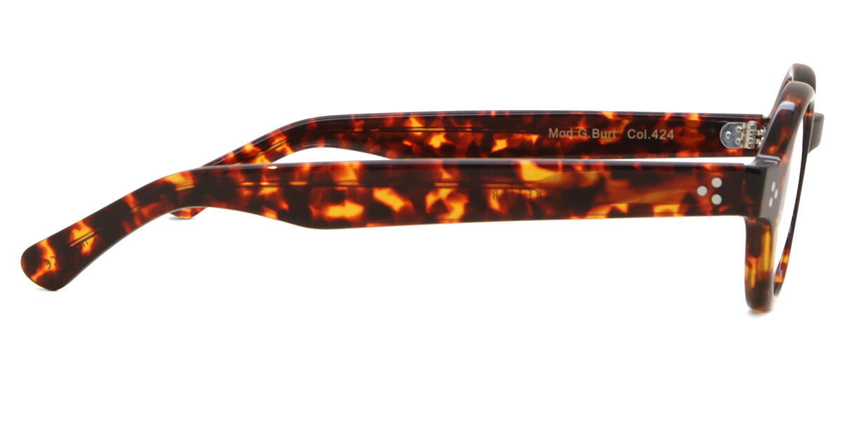 Lesca BURT 424 Round Dark Tortoise Eyeglasses | SmartBuyGlasses UK